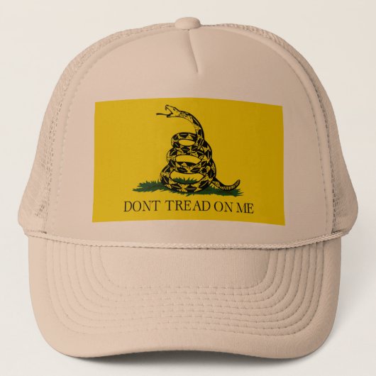 DONT TREAD OP ME, de vlag van Gadsden Trucker Pet (Voorkant)