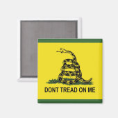 Dont Tread Op Me Gadsden Vlag Magneet (Voorkant / Achterkant)