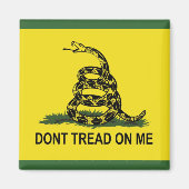 Dont Tread Op Me Gadsden Vlag Magneet (Voorkant)