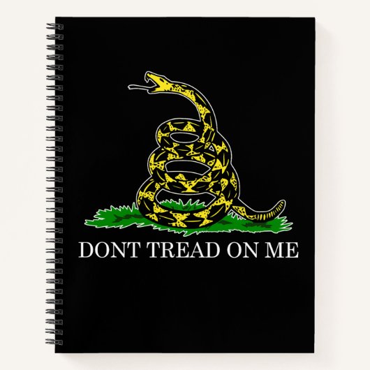 Dont Tread Op Me Gadsden Vlag Spiraalvormig Notiti Notitieboek (Voorkant)