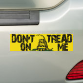 DONT TREAD OP ME GASDEN FLAG BUMPERSTICKER (Op auto)