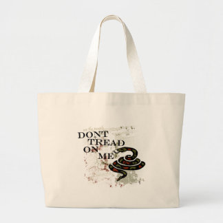 Dont Tread op me Grote Tote Bag