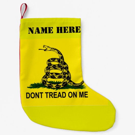 DONT TREAD OP ME KLEINE KERSTSOK (Voorkant)