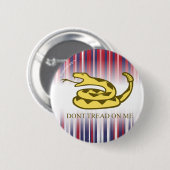 DONT TREAD OP ME knop Ronde Button 5,7 Cm (Voorkant /achterkant)