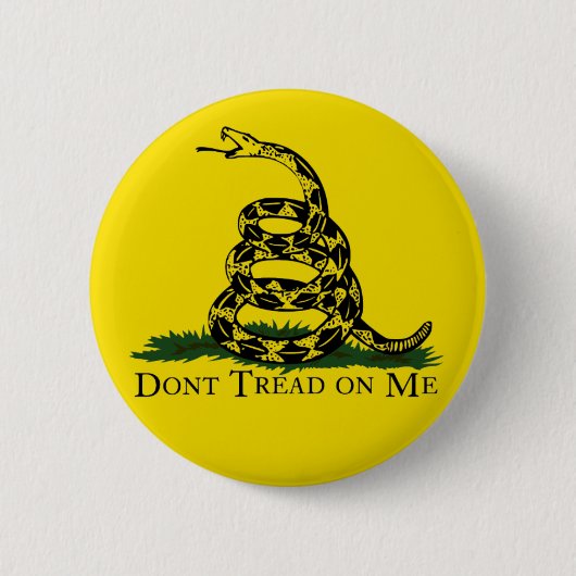 DONT TREAD OP ME knop Ronde Button 5,7 Cm (Voorkant)
