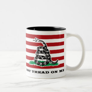 DONT TREAD OP ME KOFFIE CUP TWEEKLEURIGE KOFFIEMOK