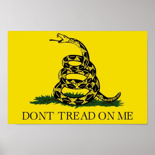 Dont Tread op me poster (Voorkant)