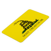 DONT TREAD OP ME Rattlesnake Snake Revolutionaire  Magneet (Linkerzijde)