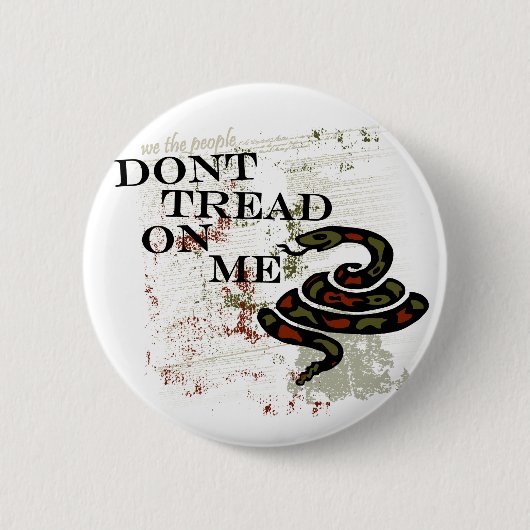 Dont Tread op me Ronde Button 5,7 Cm (Voorkant)