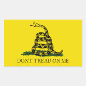 Dont Tread op me Sticker (Voorkant)