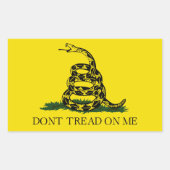 Dont Tread op me Sticker (Voorkant)