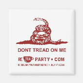 Dont Tread Op Me Tea Party Magneet (Voorkant)