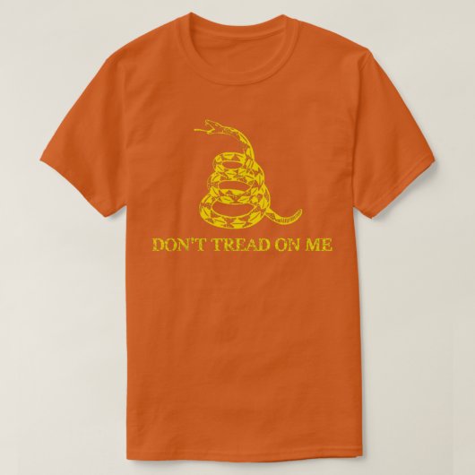 Dont Tread op me Texas Gadsden Flag T-shirt (Design voorkant)