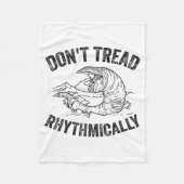 Don't Tread Rhythmically Apparel For Men Women  Fleece Deken (Voorkant)