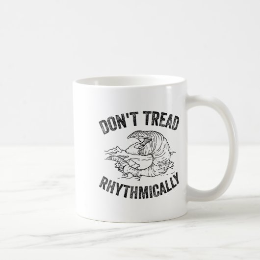 Don't Tread Rhythmically Apparel For Men Women  Koffiemok (Rechts)