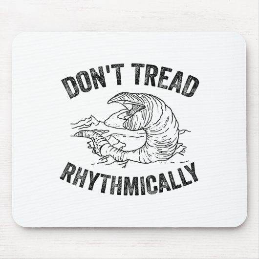 Don't Tread Rhythmically Apparel For Men Women  Muismat (Voorkant)