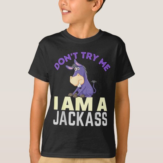 Don't Try Me I Am A Jack Funny Halloween Costume T-shirt (Voorkant)