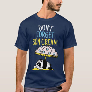 Dont Vergeet Sun Cream UV Awareness UV Safety 2 T-shirt