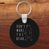 Dont Wake The Bear Shirt, Funny Sleepy Hibernation Sleutelhanger (Voorkant)