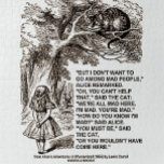 Don't Want To Go Among Mad People Alice Cheshire Legpuzzel<br><div class="desc">Laat je wry Wonderland-kant zien met een van deze geschenken met het beruchte gesprek tussen Alice en de Cheshire Cat,  zoals geïllustreerd door John Tenniel in Lewis Carroll's "Alice's Adventures In Wonderland". Voor iedereen die niet tussen de gekken wil gaan,  maar toch ontdekken dat ze al gek zijn!</div>