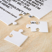 Don't Want To Go Among Mad People Alice Cheshire Legpuzzel (Zijkant)