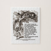 Don't Want To Go Among Mad People Alice Cheshire Legpuzzel (Verticaal)