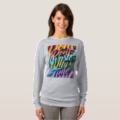 Don't Waste My Time Long Sleeves Top (Voorkant volledig)