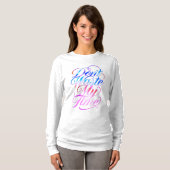 Don't Waste My Time Long Sleeves Top (Voorkant volledig)