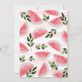 Don't Wat Watermelon Seeds Baby shower per Mail Kaart (Achterkant)
