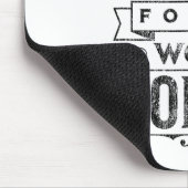 Don't Wish For It, Sitive Message Saying Vintage  Muismat (Hoek)