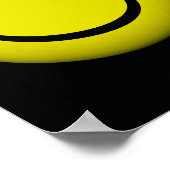 Dont Worry Be Happy Face  Poster (Hoek)