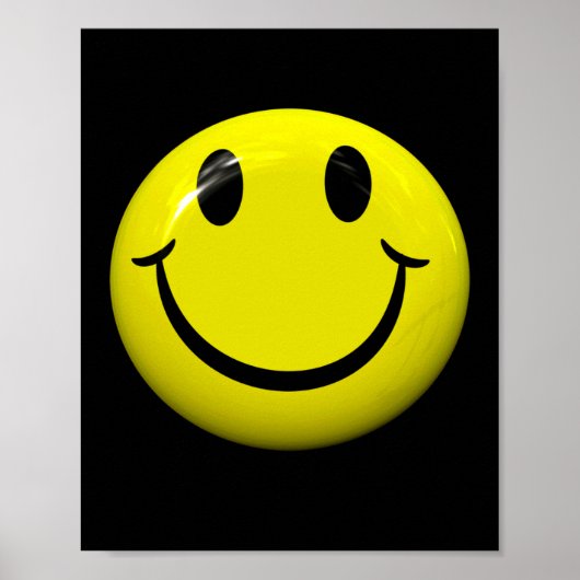 Dont Worry Be Happy Face  Poster (Voorkant)