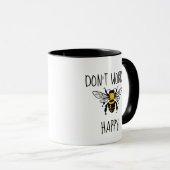 Don't Worry Be Happy Geel Mok (Voorkant rechts)