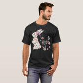 Don't Worry Be Hoppy Happy Easter Rabbit Bunny Gir T-shirt (Voorkant volledig)