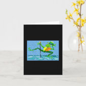 Dont Worry Be Hoppy Toddler  Kaart (Gele Bloem)