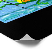 Dont Worry Be Hoppy Toddler  Poster (Hoek)