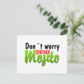 Dont Worry Briefkaart (Staand voorkant)