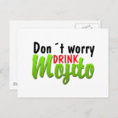 Dont Worry Briefkaart (Voorkant / Achterkant)