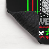 Don't Worry I Have Plan Christmas D20 Ugly Tableto Muismat (Hoek)