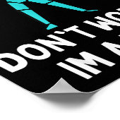 Don't Worry Im A Tank Gaming Mmo Rpg Funny Poster (Hoek)