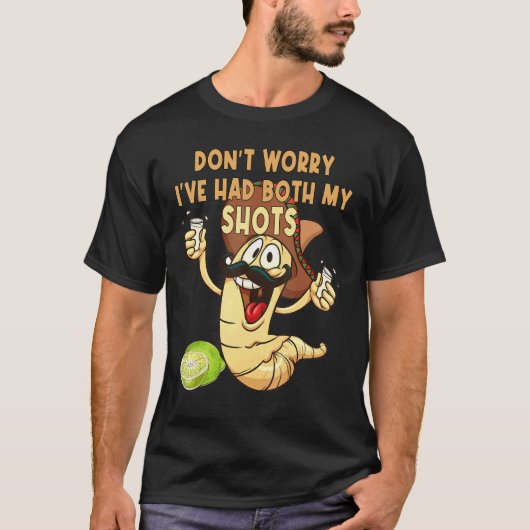 Don't Worry I've Had Both Shots Hakuna Tequila Men T-shirt (Voorkant)