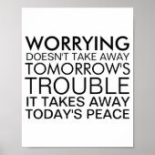 Dont Worry Sitive Message  Poster (Voorkant)