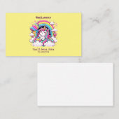 Don't Worry, You'll Have Time for Everything" Visitekaartje (Voorkant / Achterkant)