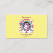 Don't Worry, You'll Have Time for Everything" Visitekaartje (Voorkant)