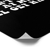 Don't Yell At Me I'll Get Hard Apparel Poster (Hoek)