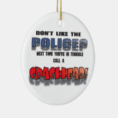 DONT ZOALS DE POLITIEORNATIE KERAMISCH ORNAMENT (Rechts)