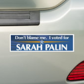 DontBlameMe Bumpersticker (Op auto)