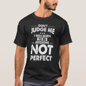 Donu2019t rechter me dat ik geboren werd om Geweld T-shirt (Voorkant)
