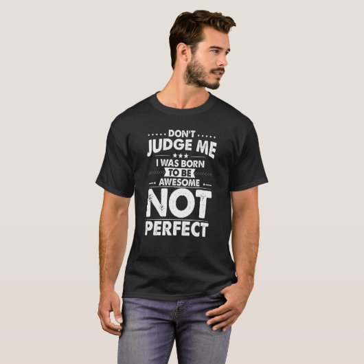 Donu2019t rechter me dat ik geboren werd om Geweld T-shirt (Voorkant volledig)