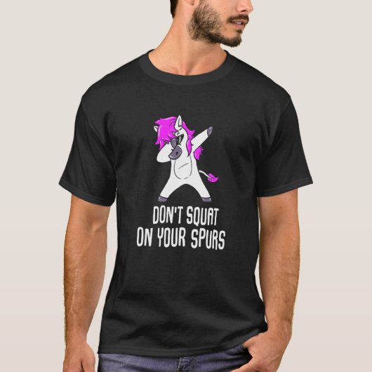 Donu2019t-vierkant op uw paardenraces t-shirt (Voorkant)